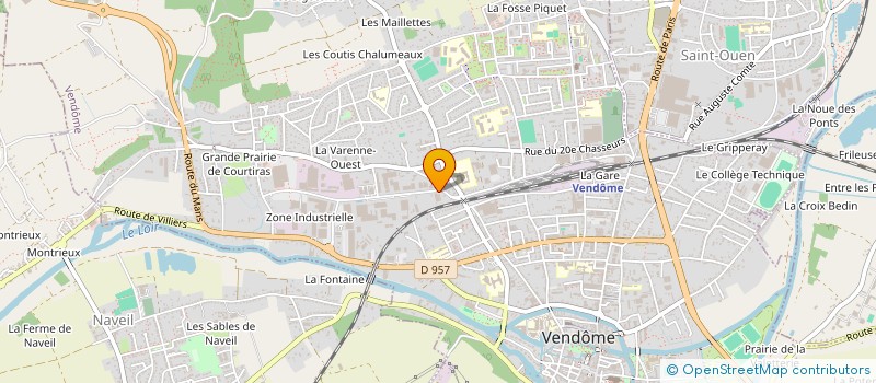 localisation de l'entreprise SOCIETE NOUVELLE VOG à VENDOME