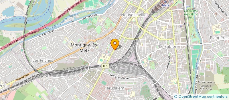 localisation de l'entreprise SOCIETE NOUVELLE WEBER BATIMENT à METZ