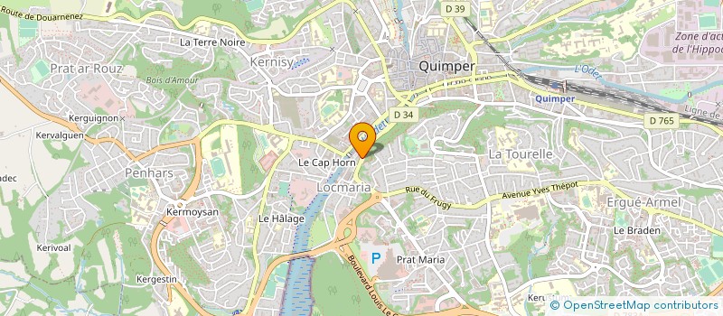 localisation de l'entreprise SOCIETE NOVY NICK à QUIMPER