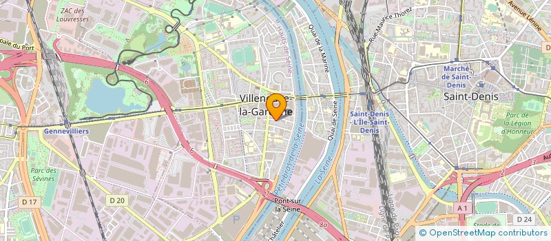 localisation de l'entreprise SOCIETE NUNES à VILLENEUVE-LA-GARENNE