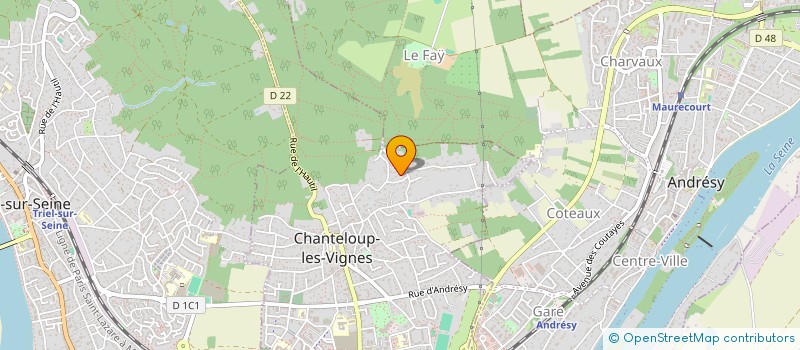 localisation de l'entreprise SOCIETE NUNES PAVAGE SNP à CHANTELOUP-LES-VIGNES