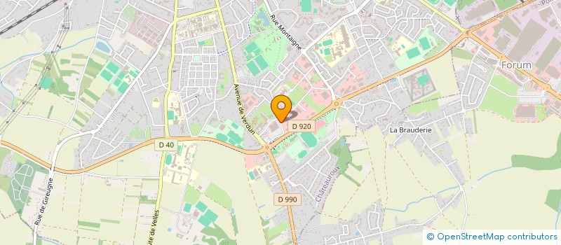 localisation de l'entreprise SOCIETE OCCASION ET LOCATION INDRE à CHATEAUROUX