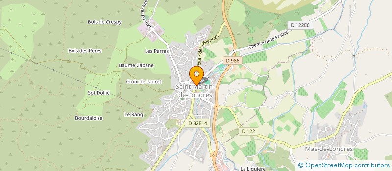 localisation de l'entreprise SOCIETE OCCITANE D'ORCHIDOLOGIE  SAINT-MARTIN-DE-LONDRES