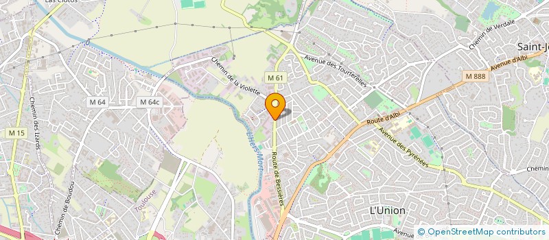 localisation de l'entreprise SOCIETE OCCITANE DE CONSTRUCTION GENERA LE à L'UNION