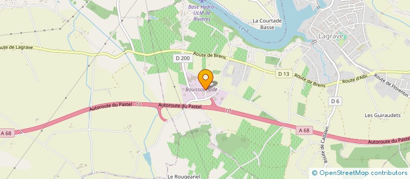 localisation de l'entreprise SOCIETE OCCITANE DE RECYCLAGE FERROVIAIRE  LAGRAVE