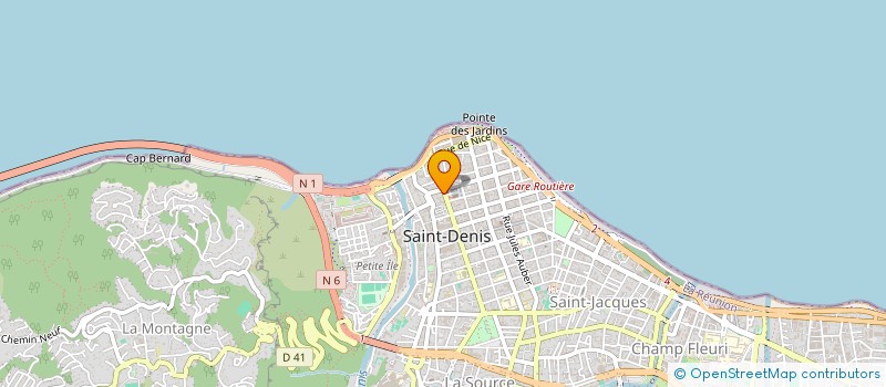 localisation de l'entreprise SOCIETE OCEAN INDIEN NEGOCE INTERNATIONA à SAINT-DENIS