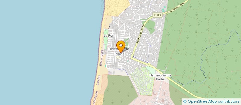 localisation de l'entreprise SOCIETE OCTANA à BISCARROSSE