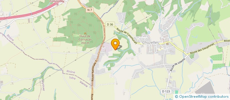 localisation de l'entreprise SOCIETE ODIN BIANCHI  CHUZELLES