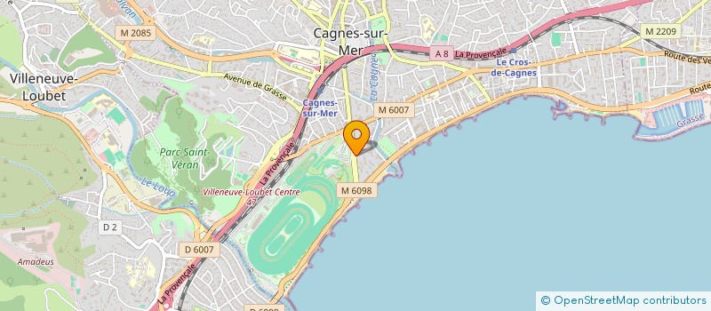 localisation de l'entreprise SOCIETE OFREL à CAGNES-SUR-MER