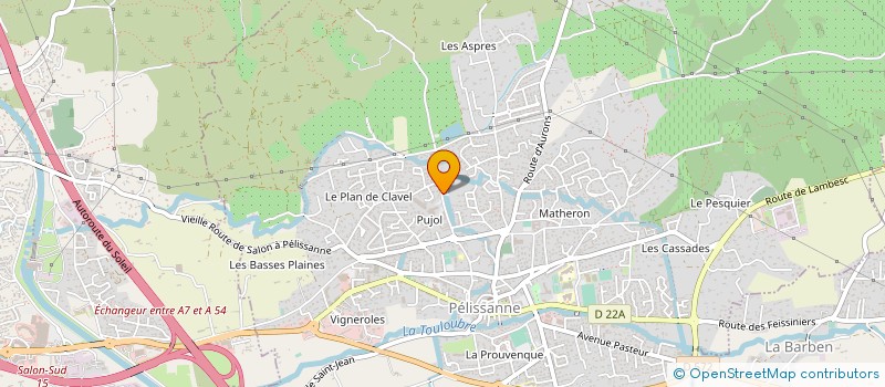 localisation de l'entreprise SOCIETE OLEICOLE DE PELISSANNE à PELISSANNE