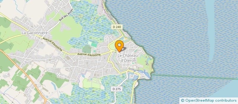 localisation de l'entreprise SOCIETE OLERONAISE DE GESTION ET D'EXPERTISE  SOLEGEC  LE CHATEAU-D'OLERON