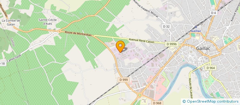 localisation de l'entreprise SOCIETE OLIVET à GAILLAC
