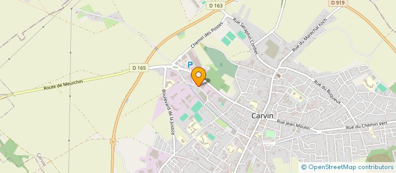 localisation de l'entreprise SOCIETE OLIVIER à CARVIN