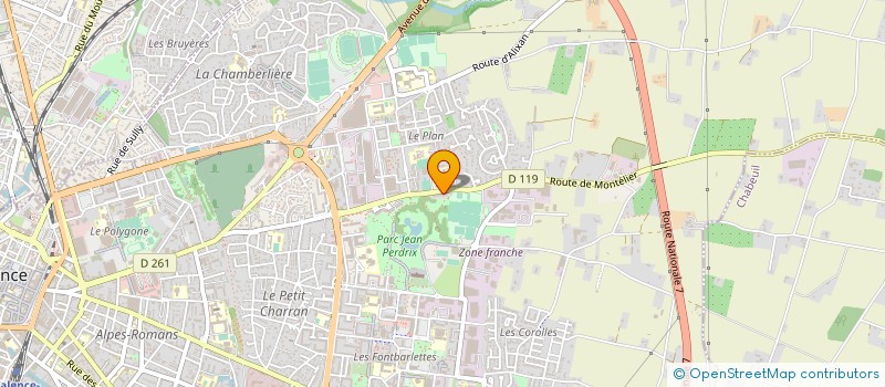 localisation de l'entreprise SOCIETE OLIVIER DE LOISIR ET RESTAURATION à VALENCE