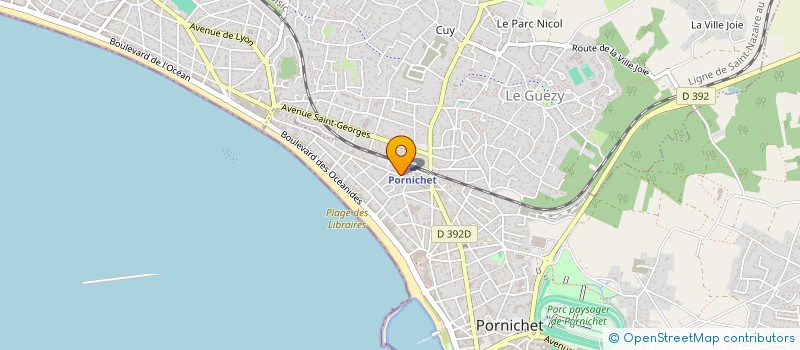 localisation de l'entreprise SOCIETE OLYMPE à PORNICHET