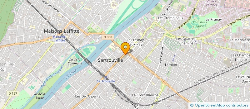 localisation de l'entreprise SOCIETE OMALDA  SARTROUVILLE