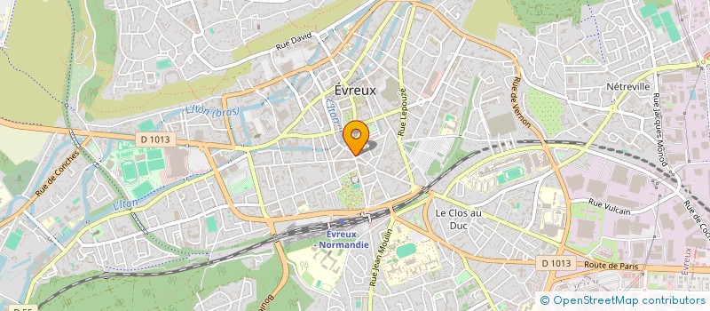 localisation de l'entreprise SOCIETE OPTIMA SERVICE à EVREUX