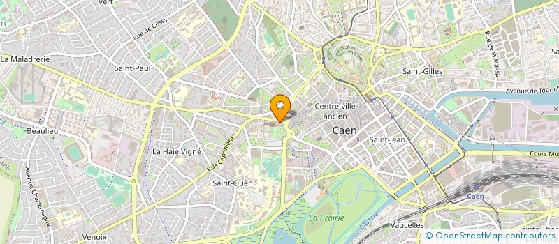 localisation de l'entreprise SOCIETE OPTION A à CAEN