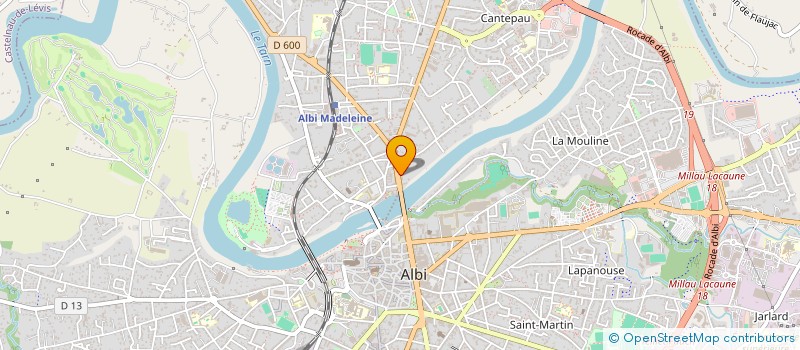 localisation de l'entreprise SOCIETE OPTIQUE DU PONT NEUF à ALBI