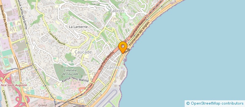 localisation de l'entreprise SOCIETE OPTIQUE PERRIN à NICE