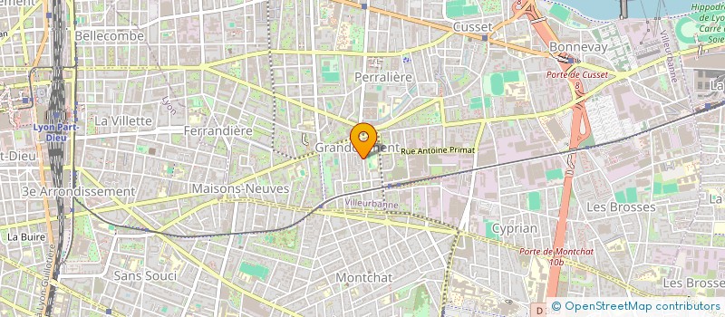 localisation de l'entreprise SOCIETE OR DIFFUSION S O D à VILLEURBANNE