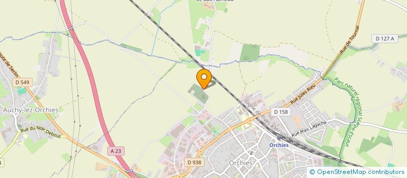 localisation de l'entreprise SOCIETE ORCHESIENNE DE CREMATION  ORCHIES