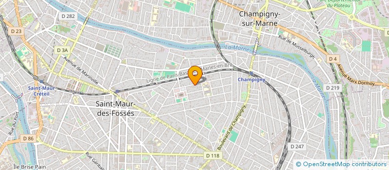 localisation de l'entreprise SOCIETE OREVE à SAINT-MAUR-DES-FOSSES