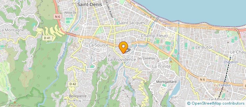 localisation de l'entreprise SOCIETE ORGANISATION GESTION D'ENTREPRISE ET PATRIMOINE à SAINT-DENIS