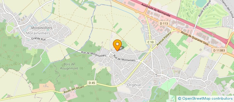 localisation de l'entreprise SOCIETE ORGEVALAISE DE CONSTRUCTION à ORGEVAL