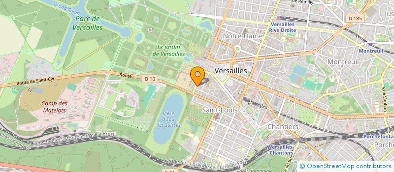 localisation de l'entreprise SOCIETE ORIZONTE à VERSAILLES