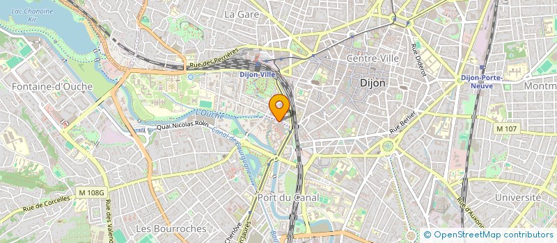 localisation de l'entreprise SOCIETE ORL DE BOURGOGNE à DIJON