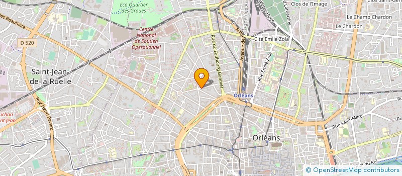 localisation de l'entreprise SOCIETE ORLEANAISE ASSISTANCE A DOMICILE à ORLEANS