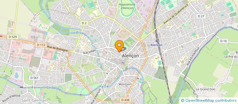 localisation de l'entreprise SOCIETE ORNAISE DE COMMUNICATION à ALENCON
