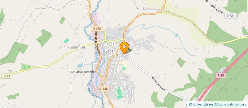 localisation de l'entreprise SOCIETE ORNAISE DE SURVEILLANCE ET DE GARDIENNAGE à COULMER