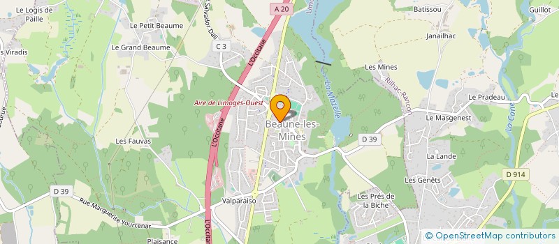 localisation de l'entreprise SOCIETE ORNITHOLOGIQUE DU LIMOUSIN à LIMOGES
