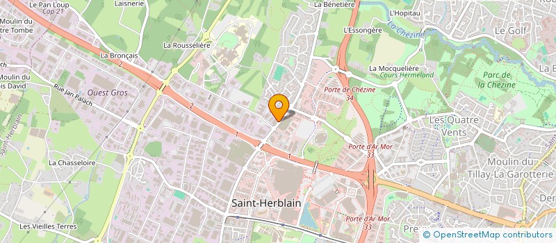 localisation de l'entreprise SOCIETE OUEST LOCATION à SAINT-HERBLAIN