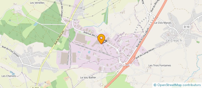 localisation de l'entreprise SOCIETE OUEST PERFORMANCES à PLOUFRAGAN