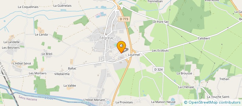 localisation de l'entreprise SOCIETE OUEST PLATRERIE ISOLATION à SAINT-NICOLAS-DE-REDON