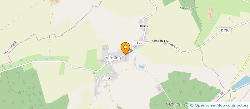 localisation de l'entreprise SOCIETE OURY  VIRMING