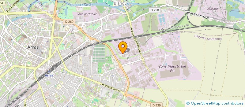localisation de l'entreprise SOCIETE OUVRIERE DU BATIMENT à SAINT-LAURENT-BLANGY
