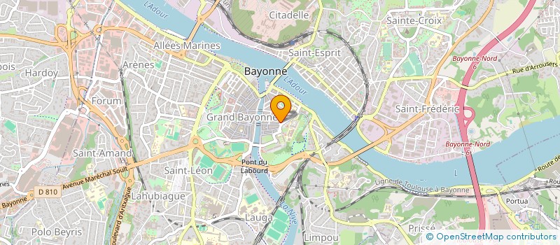 localisation de l'entreprise SOCIETE OXYMILL à BAYONNE