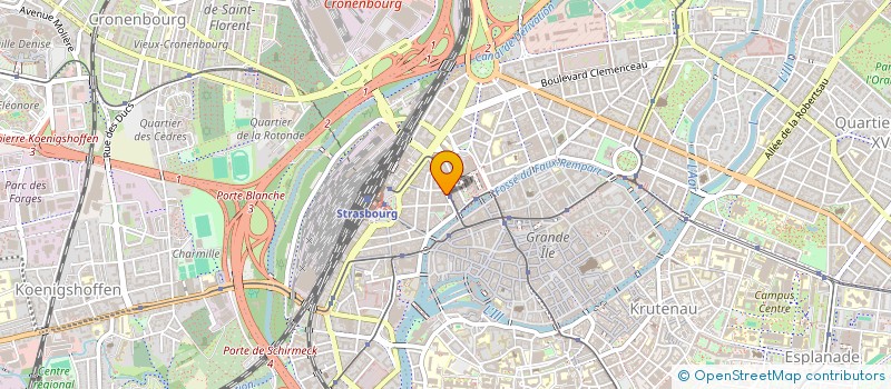 localisation de l'entreprise SOCIETE P ET J SCHELL DISTRITEX à STRASBOURG