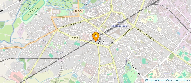 localisation de l'entreprise SOCIETE P.HERON à CHATEAUROUX