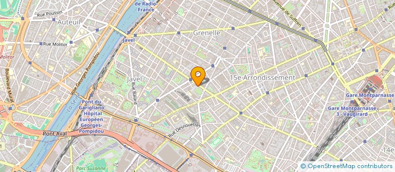 localisation de l'entreprise SOCIETE P M SERVICE à PARIS