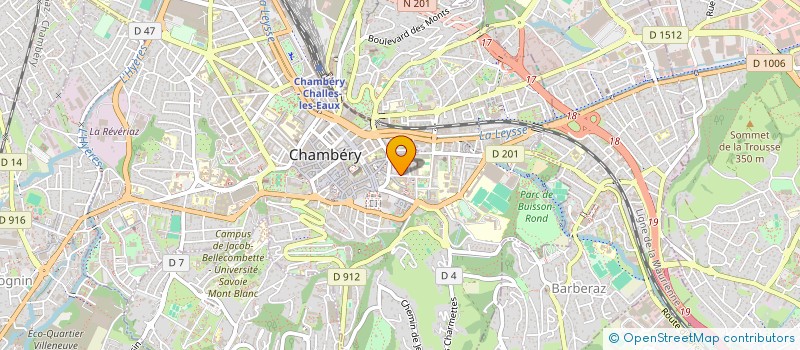 localisation de l'entreprise SOCIETE PACHA à CHAMBERY