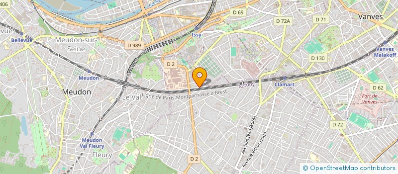 localisation de l'entreprise SOCIETE PAGENOT TRAVAUX PUBLICS à CLAMART