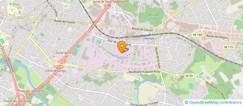 localisation de l'entreprise SOCIETE PAGNOL PROMOTION IMMOBILIERE  VERTOU