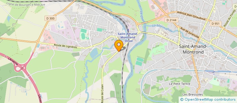 localisation de l'entreprise SOCIETE PALETTES REPARATION à ORVAL