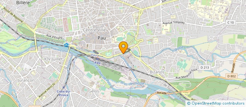 localisation de l'entreprise SOCIETE PALOISE DE COMBUSTIBLES à PAU