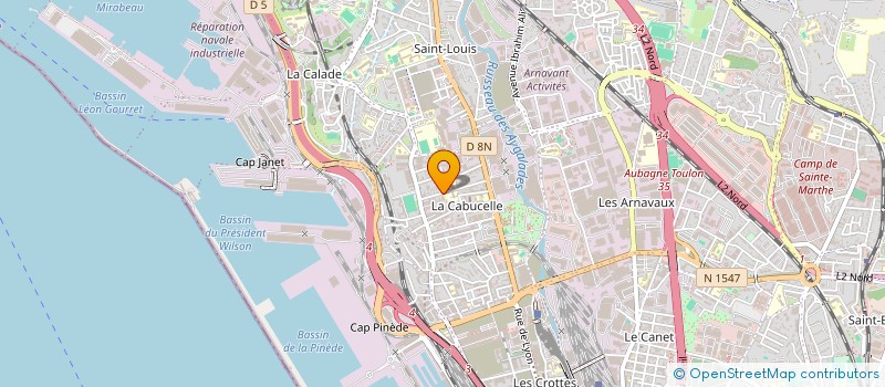 localisation de l'entreprise SOCIETE PANIFICATION VIALA SARL à MARSEILLE